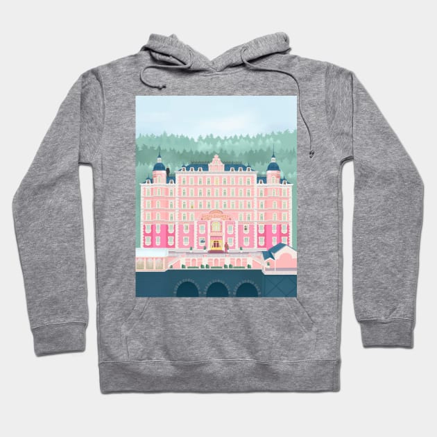 Grand Budapest Hotel Hoodie by Petras